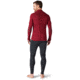 Smartwool Intraknit Merino 200 1/4 Zip - Mens, Tibetan Red/Forged Iron, Large, SW016260F93L