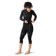 Smartwool Intraknit Merino 200 3/4 Bottom - Womens, Black/White, Small, SW016263960S