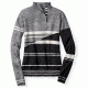 Smartwool Isto Sport Stripe Sweater, Black, Extra Small, SW010203001XS