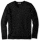 Smartwool Larimer Crew V-Neck Sweaters - Mens, Charcoal Heather, Small, SW000118010S