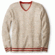 Smartwool Larimer Crew V-Neck Sweaters - Mens, Oatmeal Heather, 2XL, SW000118277XXL