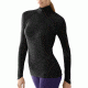 Smartwool Lightweight Zip T Long Sleeve - Women's-X-Small-Black
