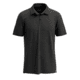 Smartwool Mens Merino Hemp Blend Short Sleeve Polo - Mens, Black Heather, Small, SW016580A52100S000