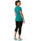 Smartwool Merino 150 Baselayer Print Short Sleeve - Womens, Dark Peacock Cactus Print, Extra Large, SW016161D75-XL