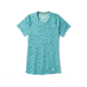 Smartwool Merino 150 Baselayer Print Short Sleeve - Womens, Nile Blue, Medium, SW016161B46-M