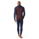 Smartwool Merino 250 Baselayer Hoodie - Mens, Woodsmoke Heather/Deep Navy, Large, SW016359E61-L