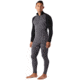 Smartwool Merino 250 Baselayer Pattern 1/4 Zip - Mens, Black/Medium Grey, Small, SW0NP616D85
