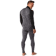 Smartwool Merino 250 Baselayer Pattern 1/4 Zip - Mens, Black/Medium Grey, Small, SW0NP616D85