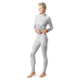 Smartwool Merino 250 Baselayer Pattern Bottom - Womens, Light Gray Traced Dahlia, Medium, SW019243E41-M