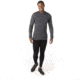 Smartwool Merino 250 Baselayer Pattern Crew - Mens, Medium Gray Tick Stitch, Large, SW0NP601B99-L