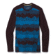 Smartwool Merino 250 Baselayer Pattern Crew - Mens, Woodsmoke Mountain Scape, Medium, SW016351E28-M