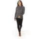 Smartwool Merino 250 Baselayer Pattern Crew - Womens, Black Snow Swirl, Small, SW0NP226C21-S