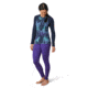 Smartwool Merino 250 Baselayer Pattern Crew - Womens, Deep Navy Forest Scape, Small, SW016371E43-S