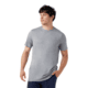 Smartwool Merino Hemp Blend Short Sleeve Pocket Tee - Mens, Light Gray Heather, Large, SW017026545100L000