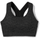 Smartwool Merino Seamless Racerback Bra - Womens, Black, Large, SW016155001-L
