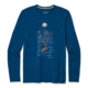 Smartwool Merino Sport 150 Alpine Bear Long Sleeve Graphic Tee - Mens, Alpine Blue, 2XL, SW016294B25-XXL