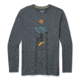 Smartwool Merino Sport 150 Alpine Bear Long Sleeve Graphic Tee - Mens, Medium Gray Heather, Small, SW016294084-S