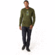 Smartwool Merino Sport 150 Old Man Winter Long Sleeve Tee - Mens, Moss Green Heather, Large, SW019022B45-L