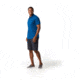 Smartwool Merino Sport 150 Short Sleeve Button Down - Mens, Alpine Blue, Small, SW016203B25-S