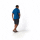 Smartwool Merino Sport 150 Short Sleeve Button Down - Mens, Alpine Blue, Small, SW016203B25-S