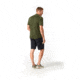 Smartwool Merino Sport 150 Short Sleeve Button Down - Mens, Moss Green Heather, Small, SW016203B45-S