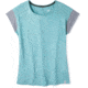 Smartwool Merino Sport 150 Short Sleeve - Womens, Wave Blue Heather, Medium, SW015136D25-M