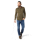 Smartwool Merino Sport 250 Long Sleeve Button Up - Mens, Military Olive Heather, Small, SW016298D12-S