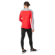 Smartwool Merino Sport 250 Long Sleeve Crew - Mens, Light Gray Heather/Cardinal Red, 2XL, SW019023E76-XXL