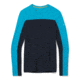 Smartwool Merino Sport 250 Long Sleeve Crew - Mens, Sea Blue/Deep Navy, Extra Large, SW019023E82-XL