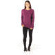 Smartwool Merino Sport 250 Long Sleeve Crew - Womens, Sangria Heather, Extra Small, SW019250B49-XS