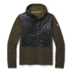 Smartwool Merino Sport Fleece Full Zip Hybrid Hoodie - Mens, Military Olive Heather, Extra Large, SW019045D12-XL