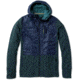 USED Smartwool Merino Sport Fleece Full Zip Hybrid Hoodie - Men's, Pine Gray Heather, Medium, SW019045B80-M, EDEMO1