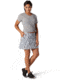 Smartwool Merino Sport Lined Skirt - Womens, Barely Blue Zig Zag Print, Large, SW016217D81-L