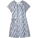 Smartwool Merino Sport Short Sleeve Dress - Womens, Barely Blue Zig Zag Print, Medium, SW016235D81-M