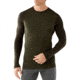 Smartwool Midweight Pattern Crew Long Sleeve - Men's-Olive Heather-Large