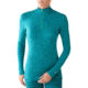 Smartwool Midweight Pattern Zip T - Women's-Arctic Blue-X-Small
