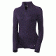 Smartwool Midweight Zip T Long Sleeve - Women's-Large-Claret Heather