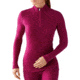 Smartwool Midweight Zip T Long Sleeve - Women's-X-Small-Berry