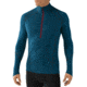 Smartwool NTS Light 195 Zip T - Men's-Deep Sea-X-Large