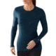 Smartwool NTS Mid 250 Crew - Women's-Deep Sea Heather-X-Large