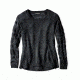 Smartwool Palisade Trail Striped Crew Layer - Womens, Charcoal Heather, Extra Small, SW010013010XS