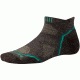 Smartwool PhD Outdoor Light Micro Sock - Women's-Taupe/Dark Spearmint-Medium