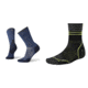 Smartwool PhD Outdoor Light Mid Crew Socks, Alpine Blue, Black