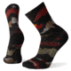 Smartwool PhD Outdoor Light Mountain Camo Print Crew Socks - Mens, Black, Extra Large, SW001260001-XL