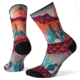 Smartwool PhD Outdoor Light Print Crew Socks - Womens, Tandoori Orange, Medium, SW001227823-M