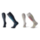 Smartwool PhD Pro Freeski Socks, Deep Navy, Light Gray