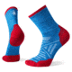 Smartwool PhD Run Cold Weather Mid Crew Socks, Neptune Blue, Medium, SW001368E18-M