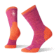 Smartwool PhD Run Cold Weather Mid Crew Socks - Womens, Meadow Mauve/Habanero, Large, SW001371C44-L