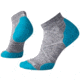 Smartwool PhD Run Light Elite Low Cut Sock - Women's, Light Gray-Capri Blue, Medium SW0SW211811-M