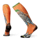 Smartwool PhD Ski Ultra Light Old Man Winter Print Socks, Cardamom, Medium, SW001046877-M